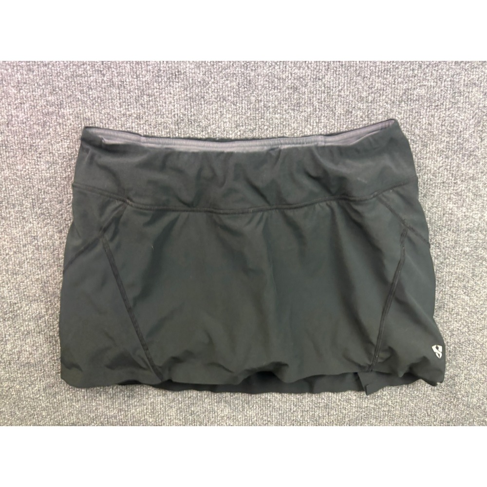 Stoic Athletic Skort‎ Womens Large Black Zippered Back Pocket Activewear Skirt